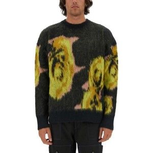 Msgm Underground Pixelled Roses Jersey - NWT